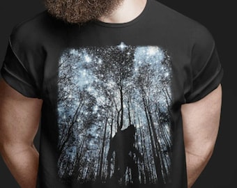 Lustiges Bigfoot-T-Shirt • Einzigartiges Sasquatch-Geschenk für naturverbundene Väter, Ehemänner oder Freunde