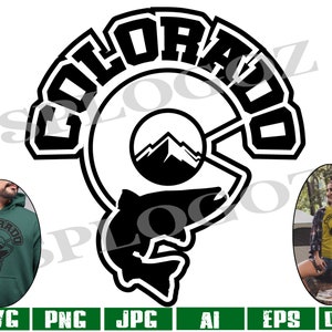 Colorado svg, Colorado fishing svg, fishing svg, fly fishing svg, Colorado png, Colorado fishing png, cricut silhouette files, fishing png