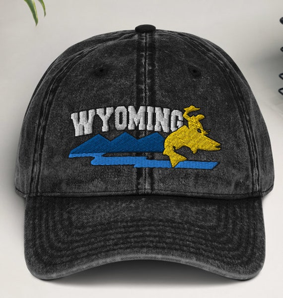 Wyoming troutrider 6 Panel Low Profile Cap, Tetons, Fisherman Hats, Fishing Caps, Fly Fishing Hat, Wyoming Baseball Caps, Yellowstone Park