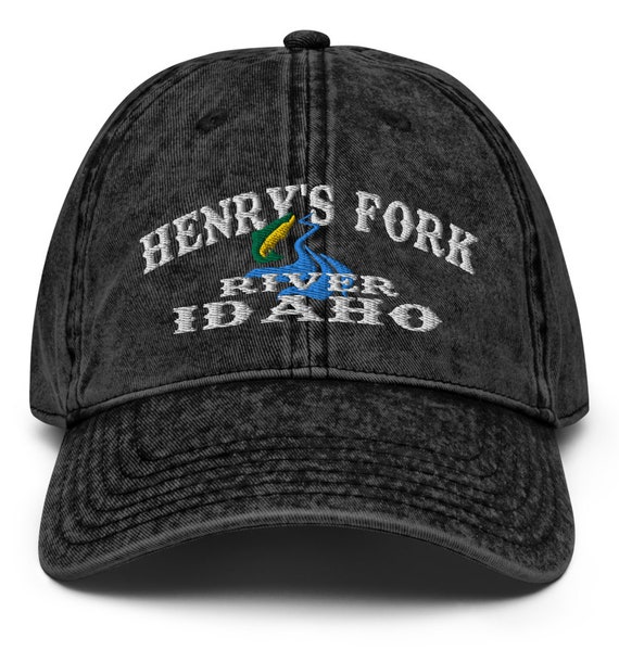 Henry's Fork River Idaho Low Profile Cap, Idaho Cap, Fly Fishing Cap,  Fisherman Cap, Curved Bill Cap, Dad Fishing Cap, Fly Fishing Hat -   Canada