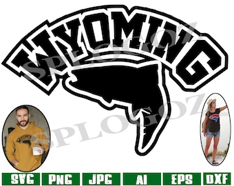 Wyoming Trout SVG: Fly Fishing Souvenir Design (Digital Download)