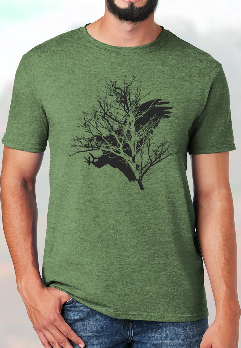 Eagle and Reverse Tree Graphics T Unisex Bald Eagle Nature - Etsy