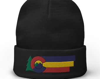 Embroidered Colorado Beanie: Unisex Winter Hat