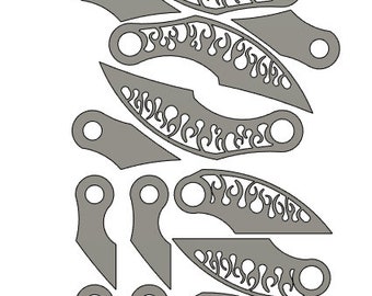 bbq parts kit  (flame)