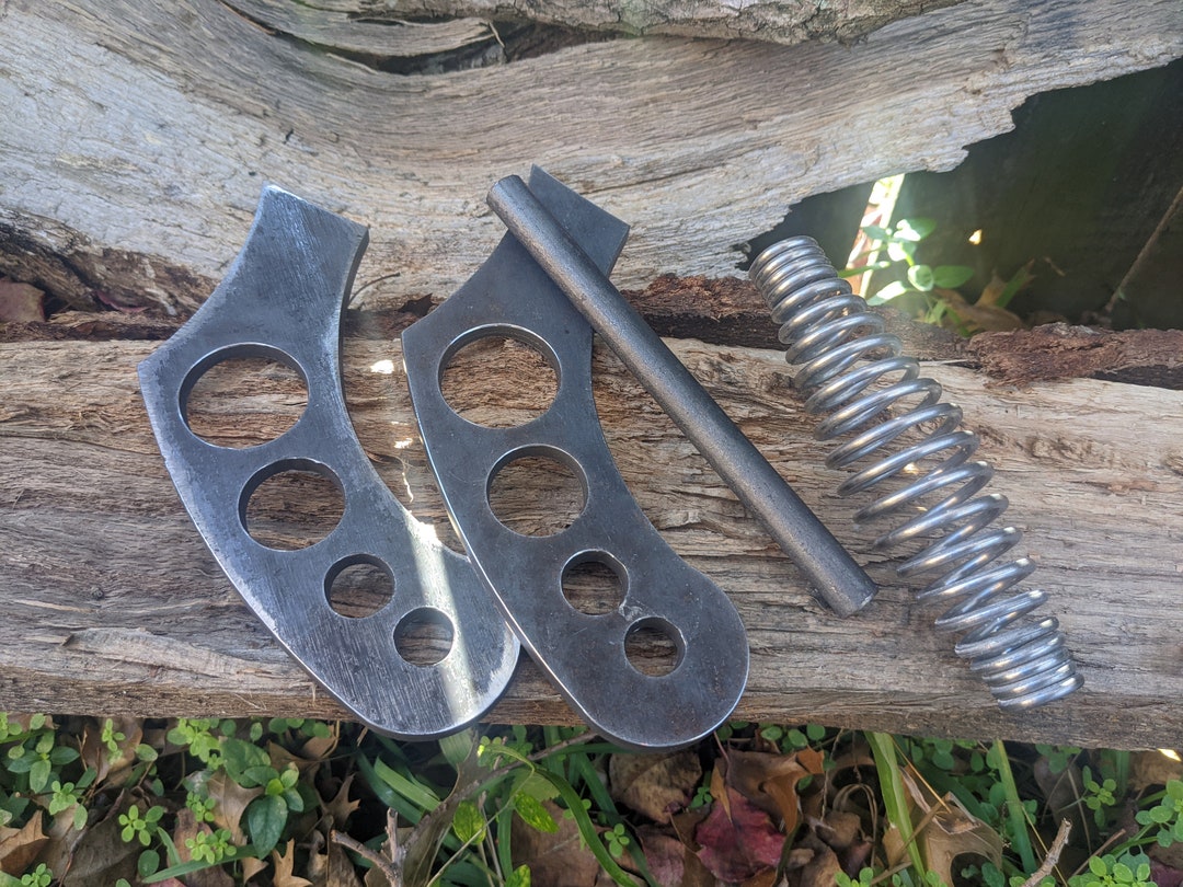 Bbq Pit Handle With Stainless Steel Spring 6 Long Etsy