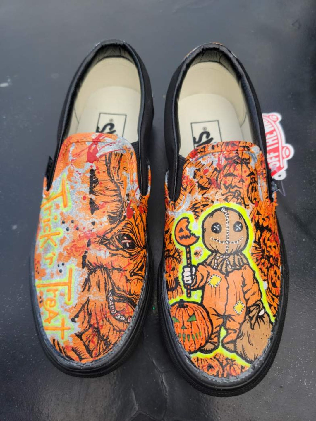 HORROR and Halloween Custom VANS