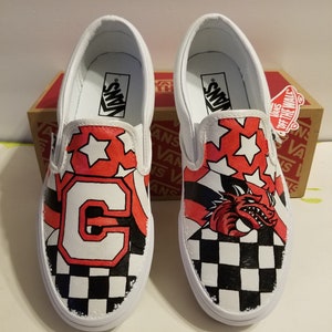College Theme Custom Shoes