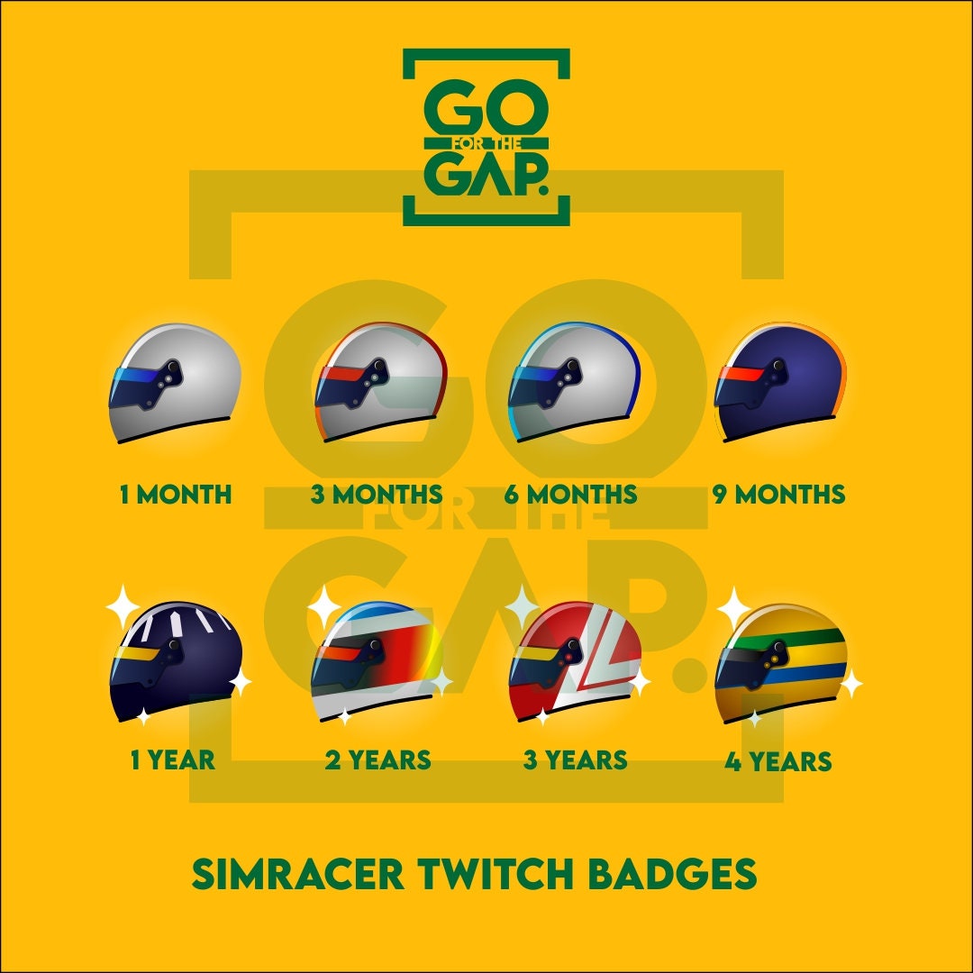 Simracing Twitch Badges