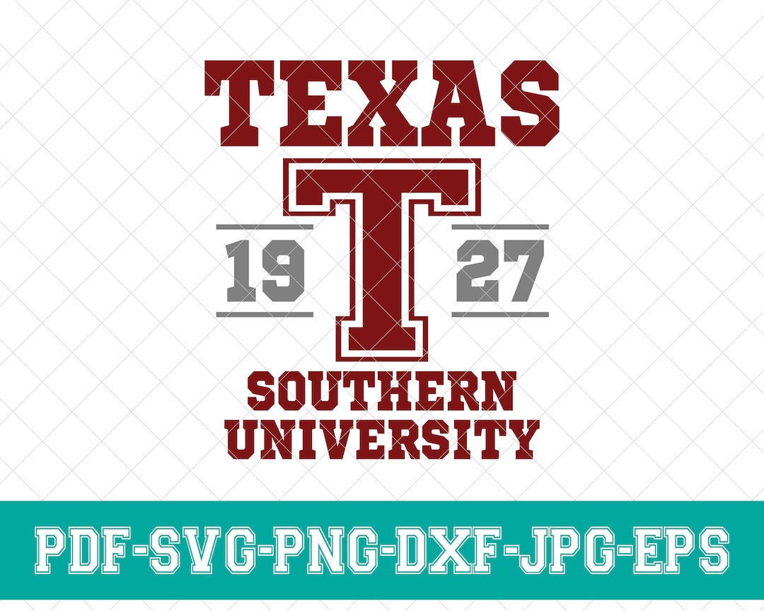 Texas Southern University Svg, T Svg, TSU Svg, Texas Southern 1927 Svg