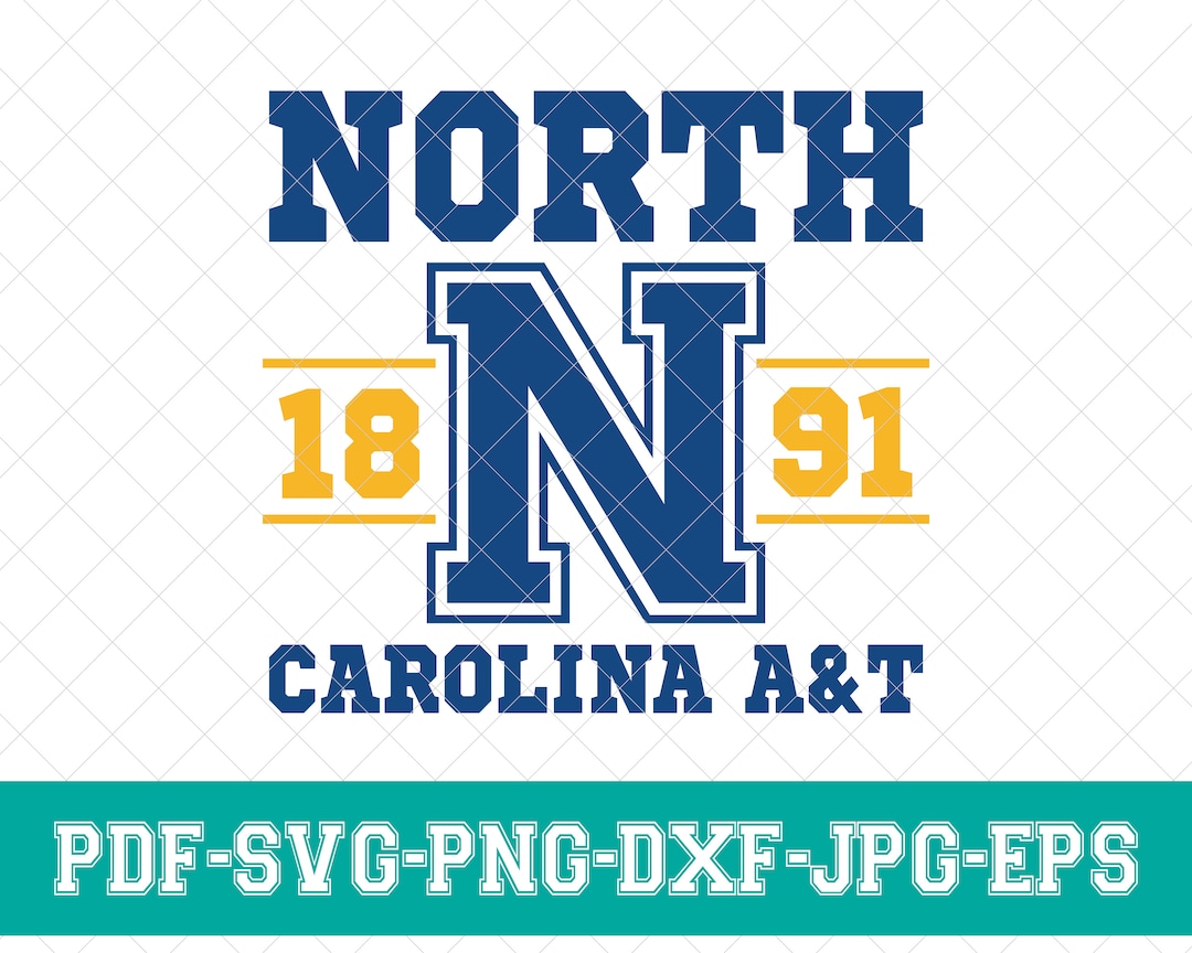 North Carolina A&T State University Svg, N Svg, NCAT Svg, North