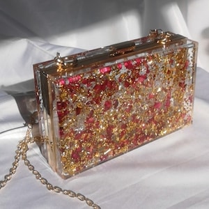 Resin Pressed Flower Bag