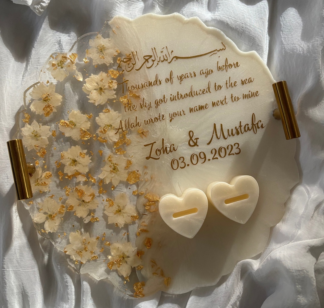 Ring Tray | Engagement Tray | Nikkah Ring Tray | Wedding