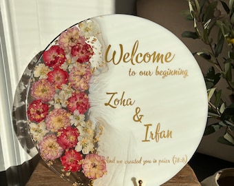 Personalised Wedding | Engagement | Nikkah | Entrance Sign