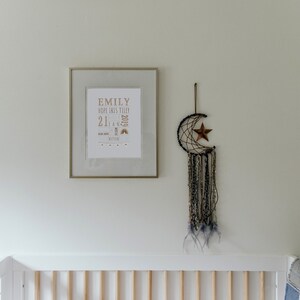 New Baby Gift | Baby Girl | Baby Boy | Personalised | New Baby Birth Print | Christening Gift | Baby Shower | Birth Stats | Nursery