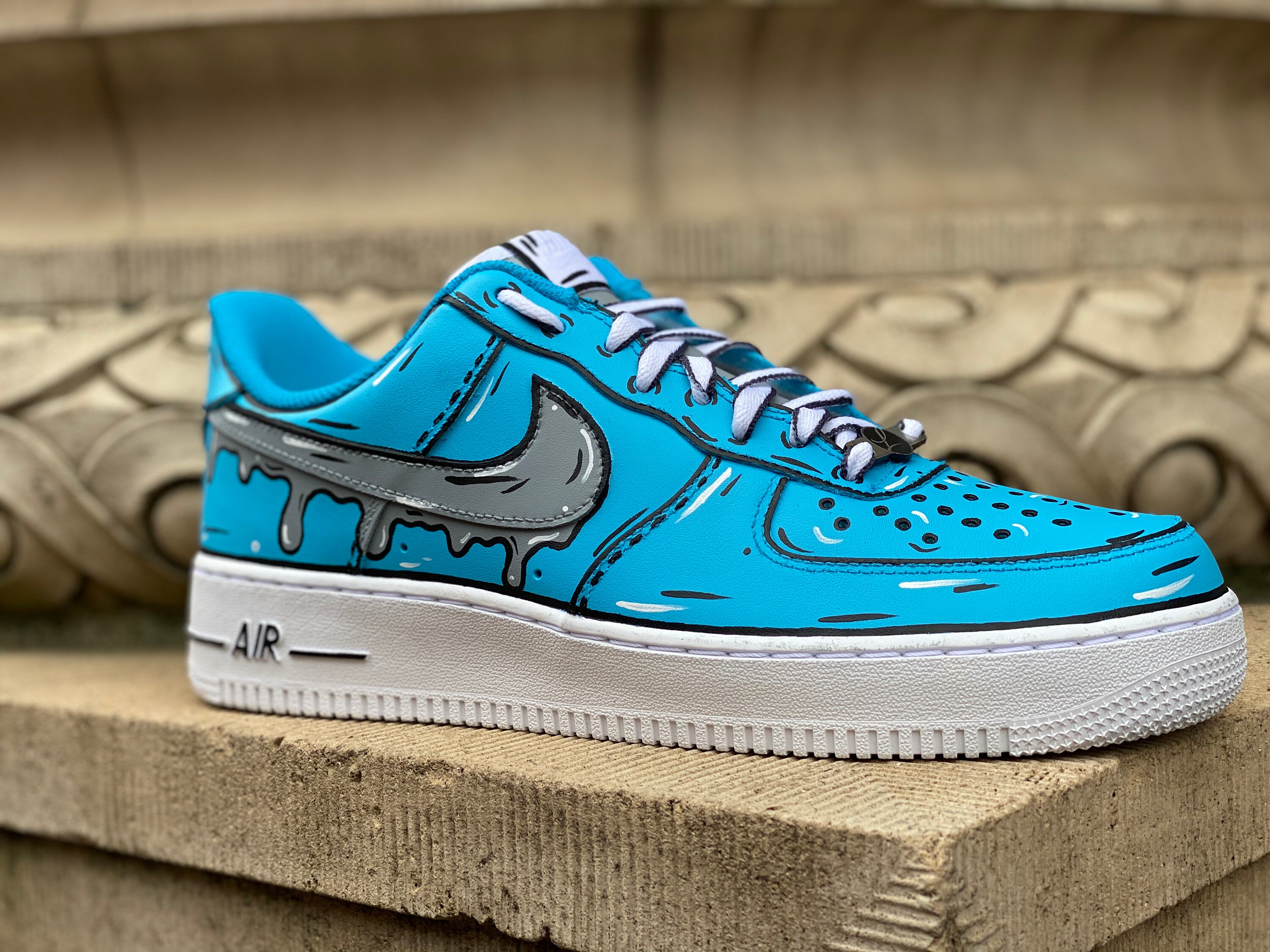 custom air force 1 cartoon