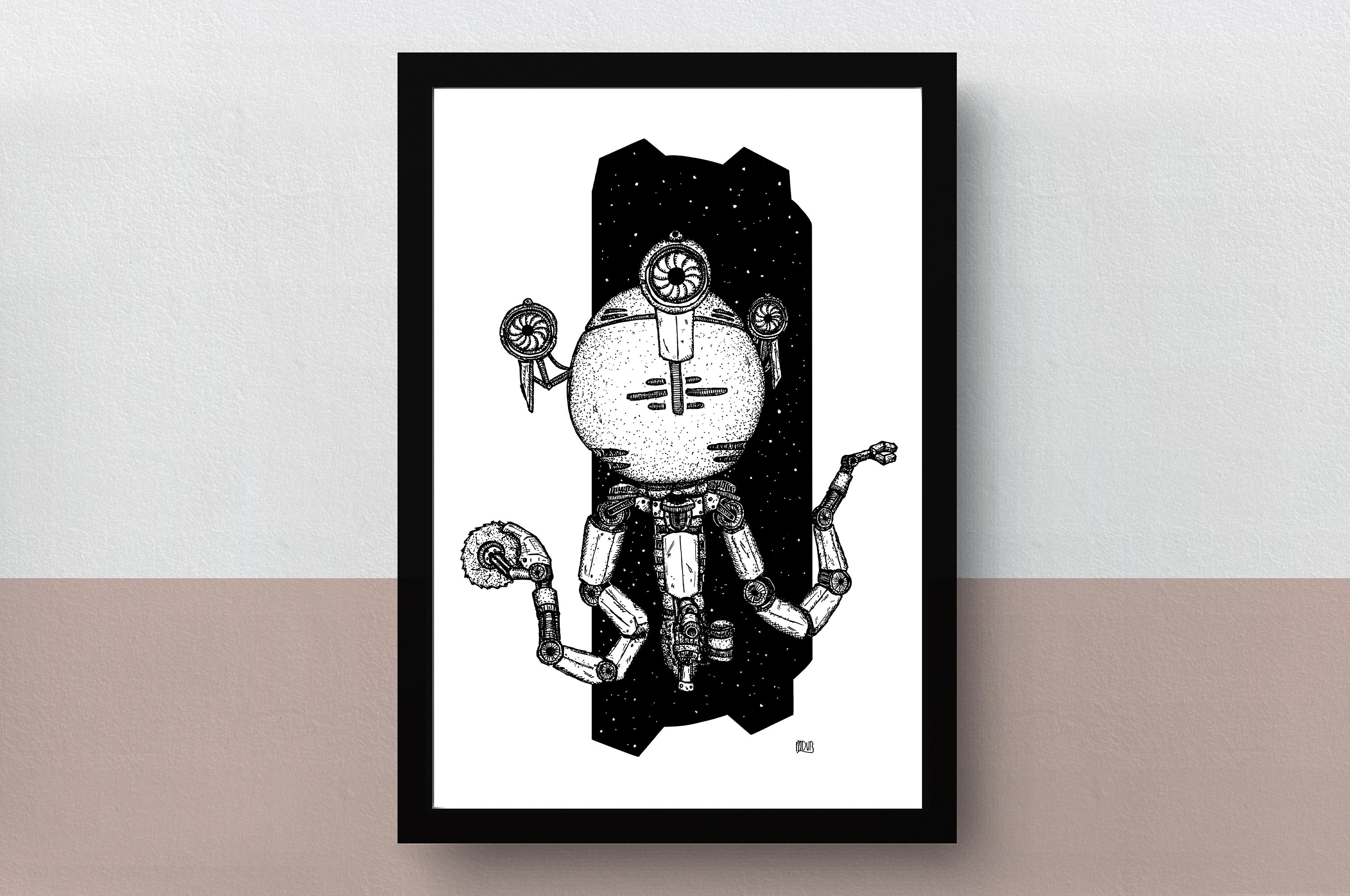 Fallout | A5 or A4 Print | A3 Poster | Imaginative Artwork ...