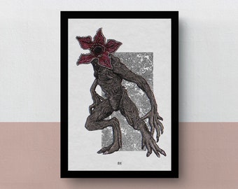 Demogorgon | Stranger Things | A5 or A4 print | poster artwork | original illustration of the iconic monster from the Netflix series