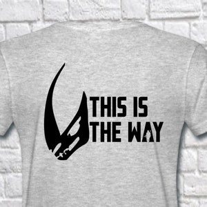 The Mandalorian Shirt / Mens Tshirt / Mens Gift / Active Wear / Birthday Gift / This is The Way / Graphic Tshirt / Edgy Shirt / Unisex Shirt