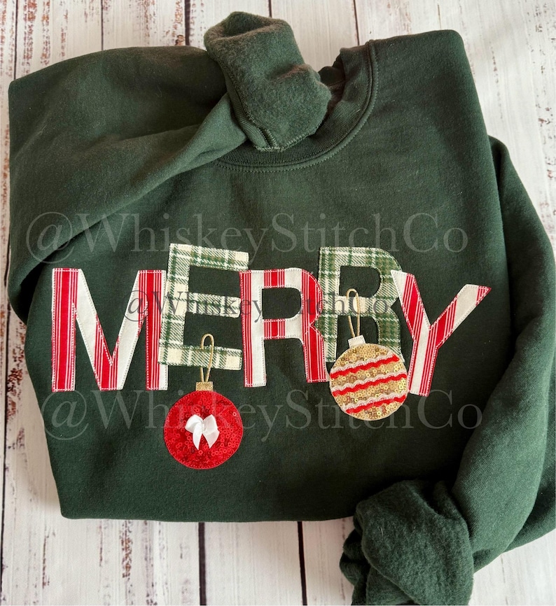 Christmas Merry Lettering Sweater