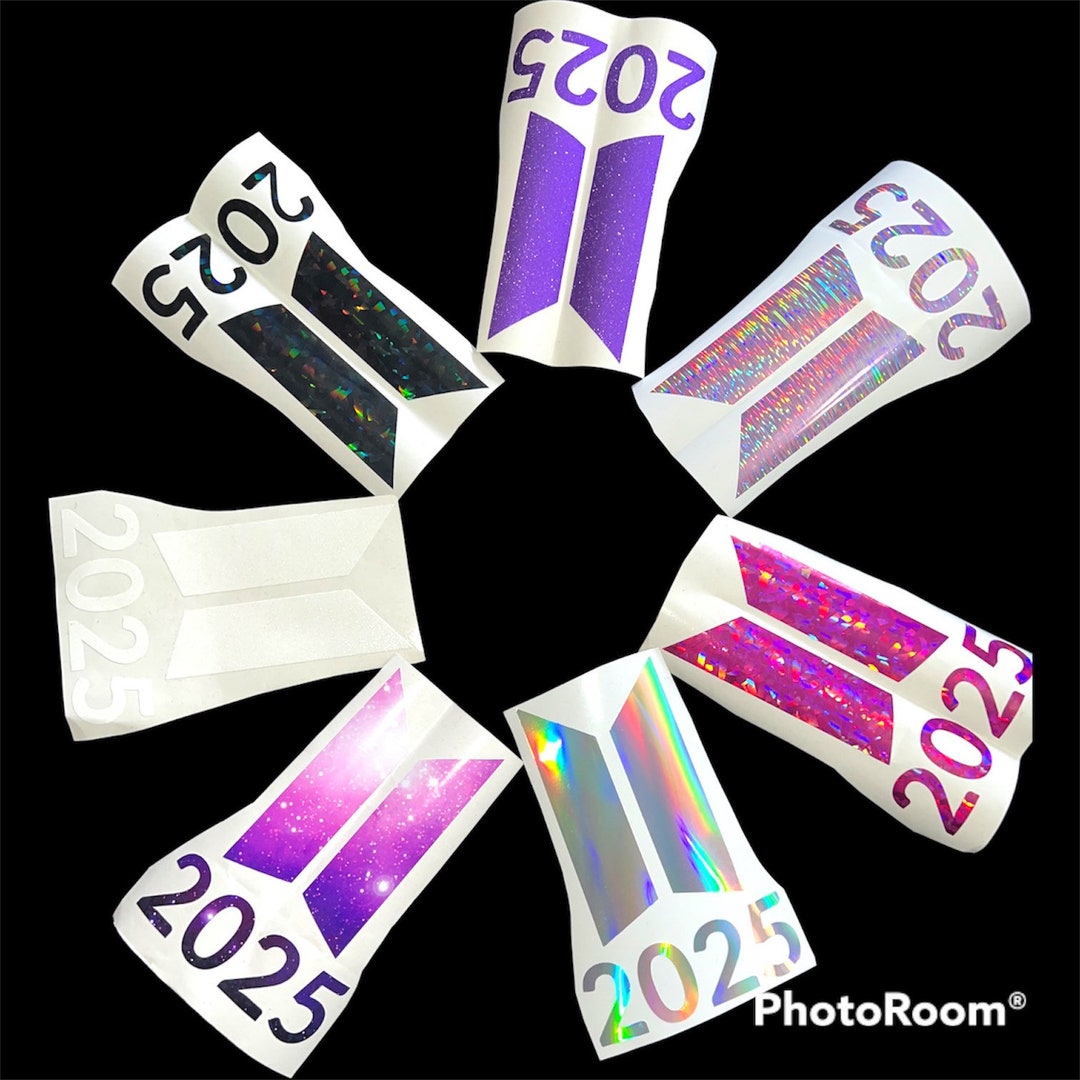 BTS 2025 Indoor/outdoor Vinyl Decal Etsy