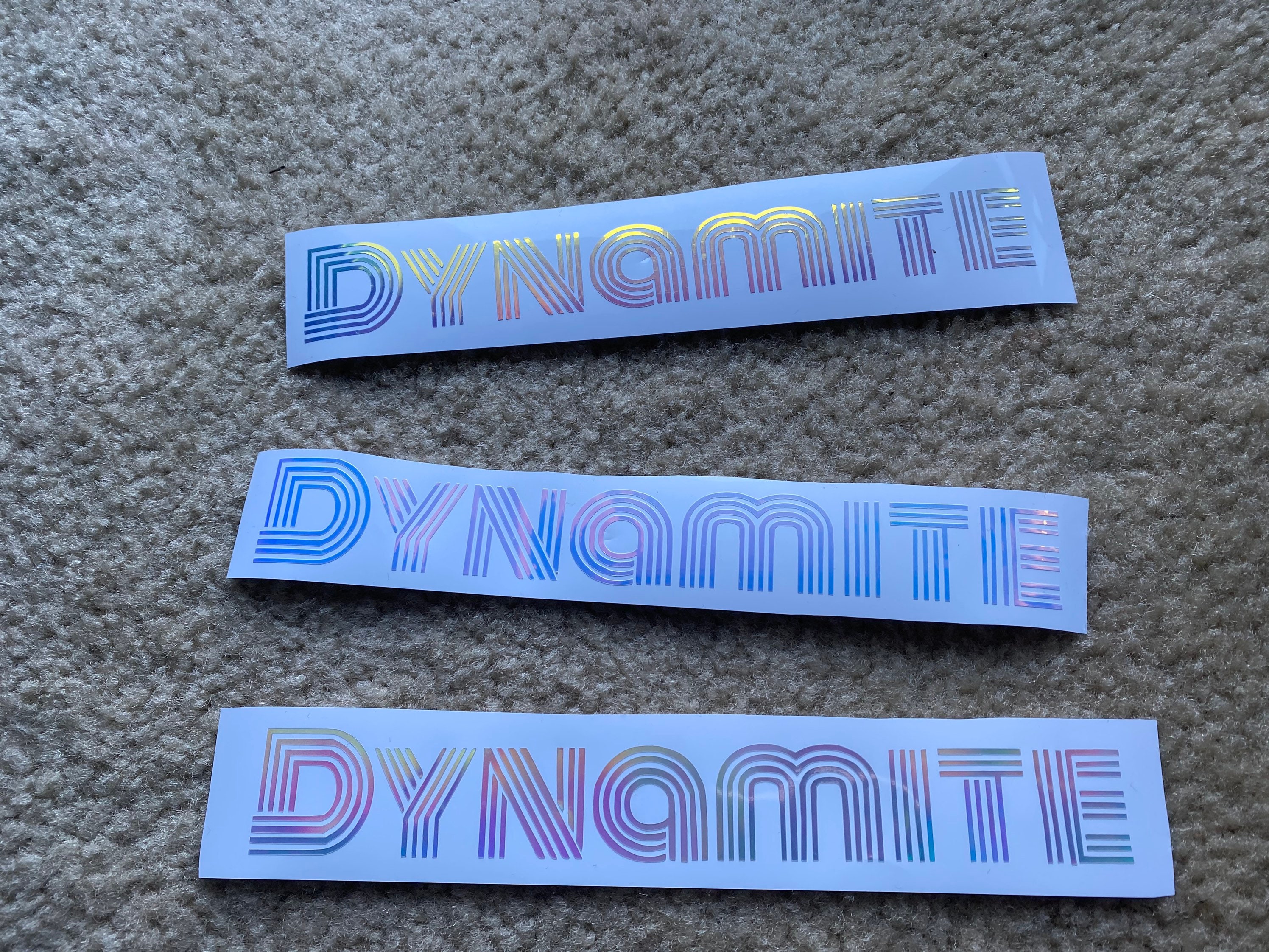 BTS Dynamite Decal - Etsy