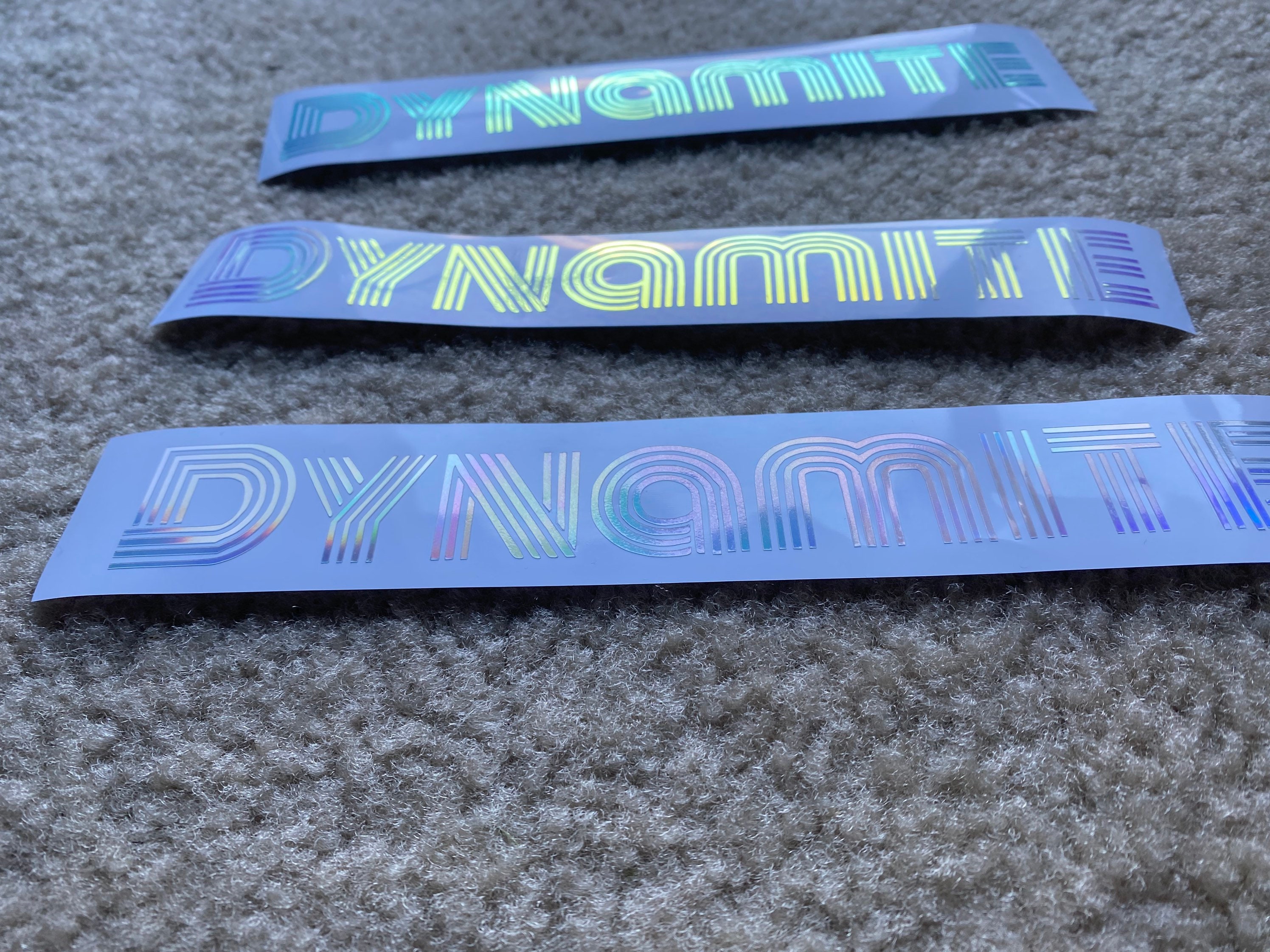 BTS Dynamite Decal | Etsy