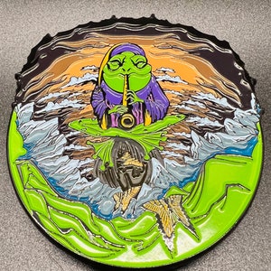 Large Musical Frog Pin