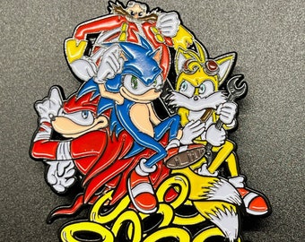 Duża przypinka Team Sonic (wiele opcji)