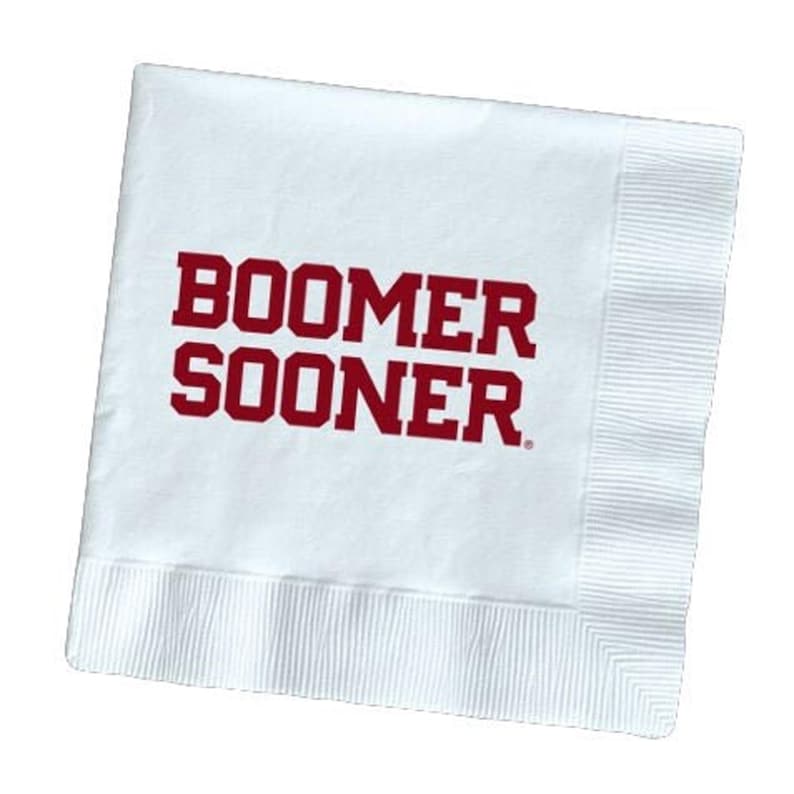 SassyStyros University of Oklahoma Beverage Napkins