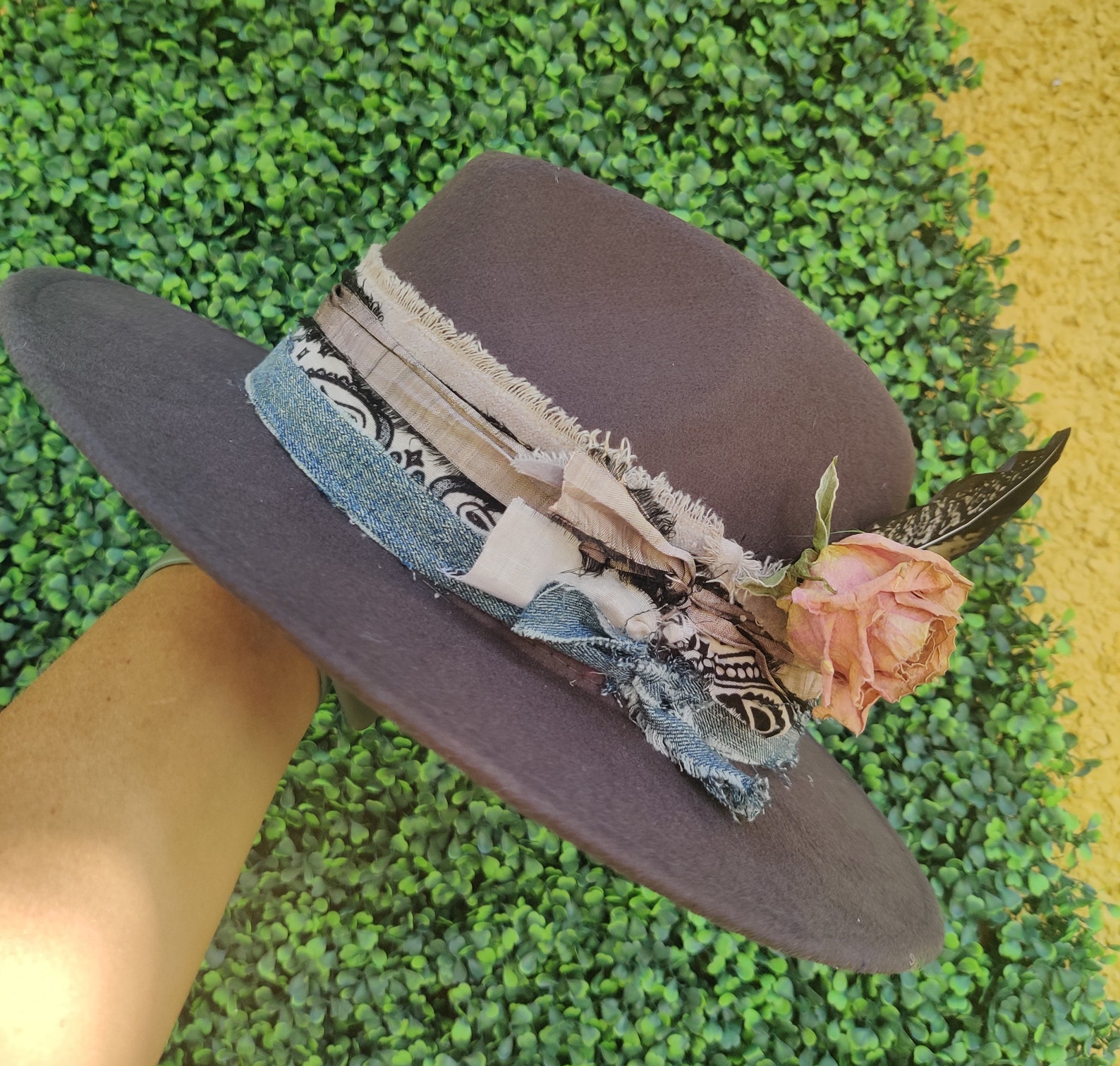 Women's Fedora CUSTOMIZED FOR YOU /redesigned Felt Hats / Etsy