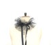 Detachable collar chiffon black collar romance collar Detach fake collar pointed black, silk tulle collar chiffon, Christmas gift for friend 