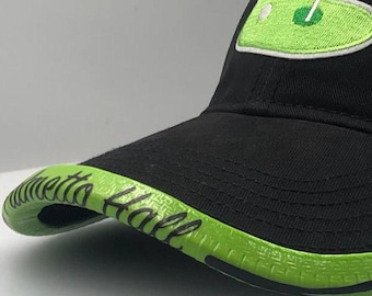 Green Hat Brim Protector, Personalized Cap Accessory