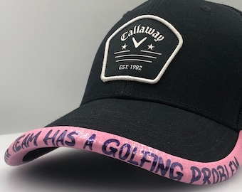Pink Brim Protector, Custom Personalized Hat Accessory