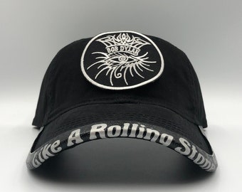 Custom Bob Dylan Hat with Personalized BrimmTrimm Brim Protector