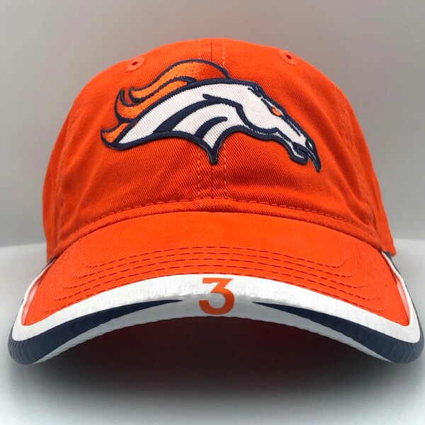 Pyramex Ridgeline Full Brim Hard Hat – Custom Hydro Dipped Denver Broncos Football