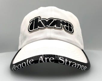 Custom Doors Hat with Personalized BrimmTrimm Brim Protector, Classic Rock