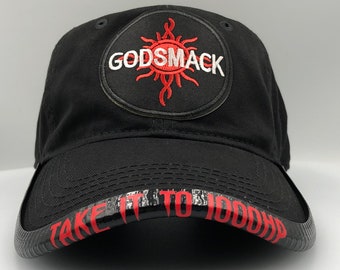 Custom Godsmack Hat with Personalized Brim, Rock Music Gift