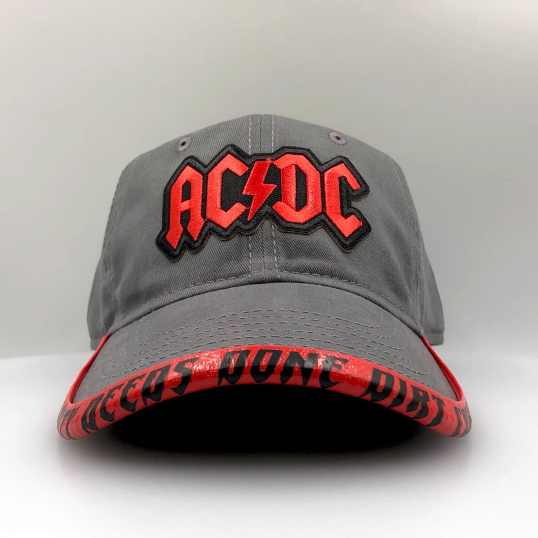 AC/DC Hat With Custom Brimmtrimm Hat Accessory Brim Protector Classic ...
