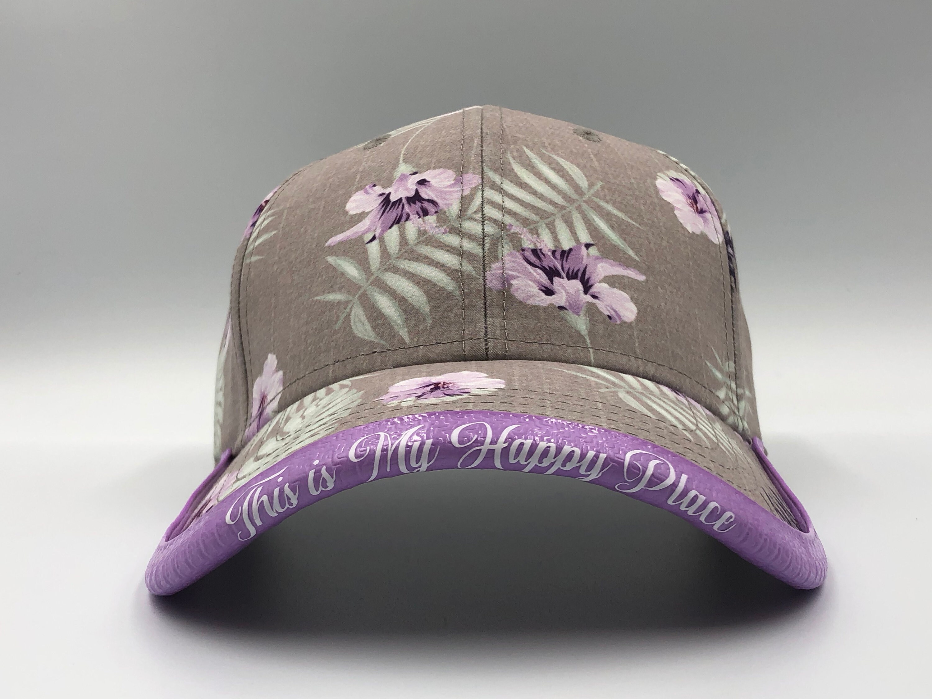 Personalized Purple Tropical Gardening Beach Hat with | Etsy