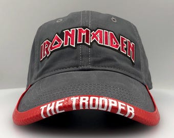 Custom Iron Maiden Hat with Personalized BrimmTrimm Brim Protector