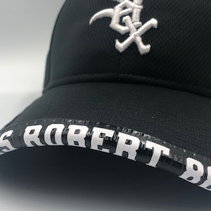 WELDING CAP MADE WITH CHICAGO WHITE  SOX 