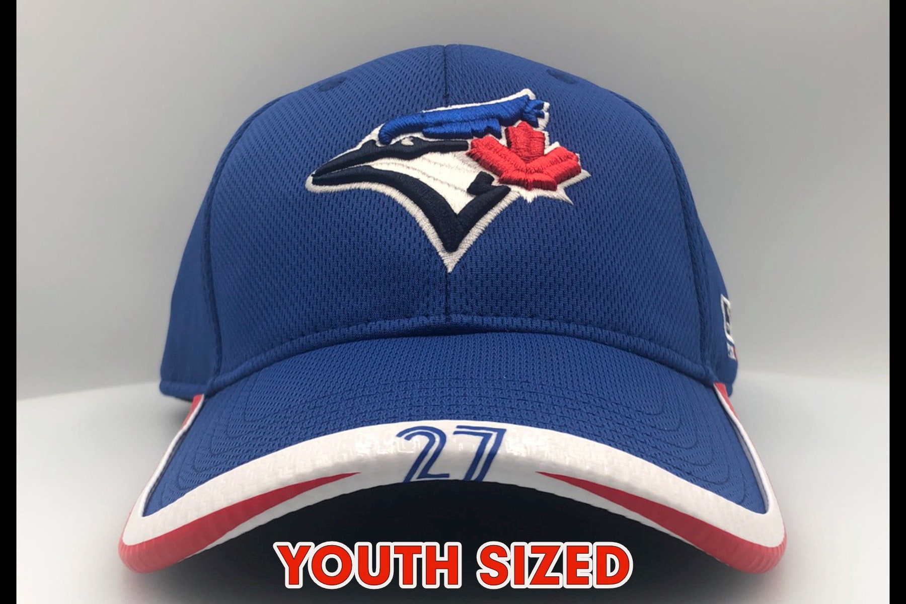 Toronto Blue Jays Hat YOUTH Sized With Custom Brimmtrimm Hat 