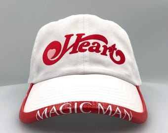 Custom Heart Hat with Personalized BrimmTrimm Brim Protector – Classic Rock