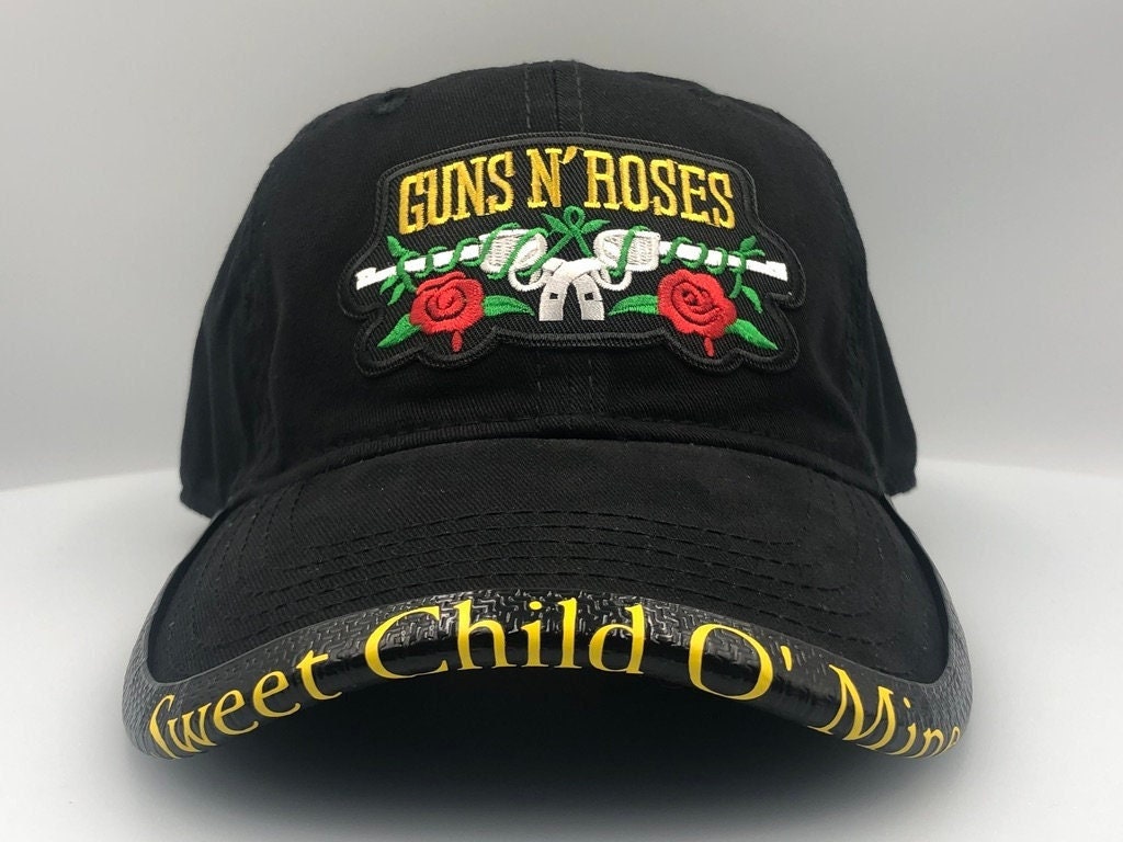 Custom Guns and Roses Hat With Personalized Brimmtrimm Brim  display picture 1