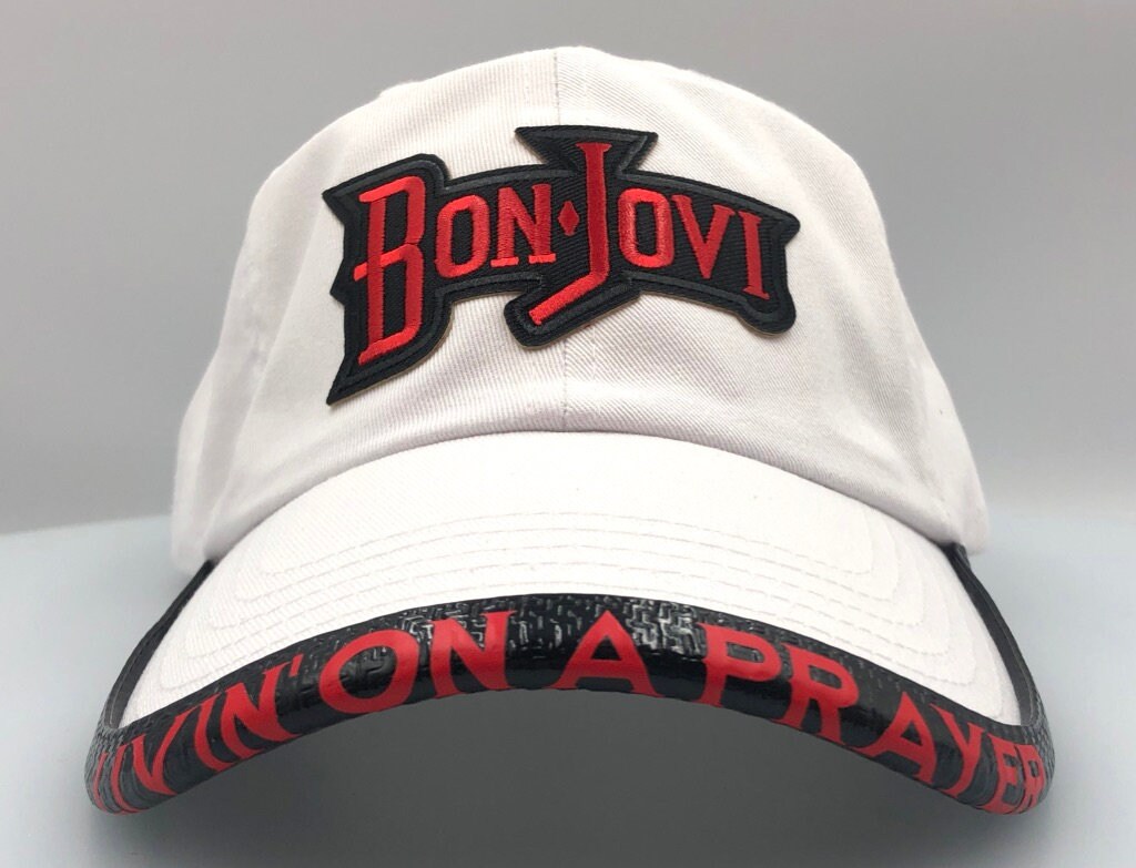 Bon Jovi Hat With Custom Brimmtrimm Hat Accessory Brim Protector