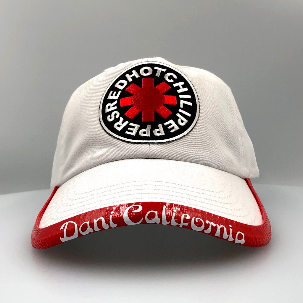 Custom Red Hot Chili Peppers Hat With Personalized Brimmtrimm Brim