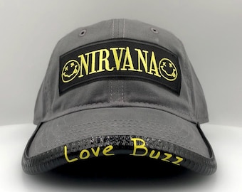 Nirvana CUSTOMISED Vintage 80's 90's Trucker Denim Jeans Jacket S