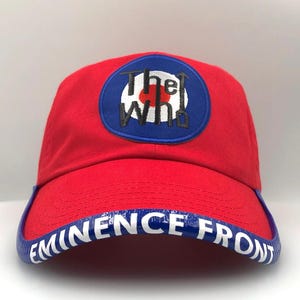Custom The Who Hat with Personalized Brim – Classic Rock Concert Cap