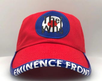 Custom The Who Hat with Personalized Brim – Classic Rock Concert Cap