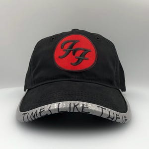Alternative Classic Rock Foo FightersHat with Customized BrimmTrimm Hat Accessory Brim Protector Personalized Gift Retro Concert Wear 90&#39;s